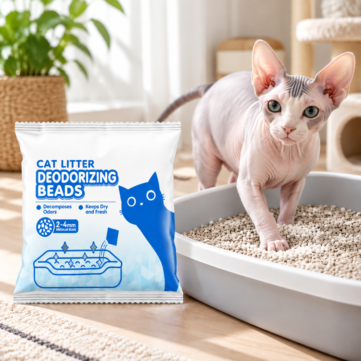 Cat Litter Deodorizing Beads