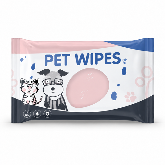 Pet Cleaning Wipes for Cats and Dogs, Gentle Daily Care Wipes for Face, Ears and Body Cleaning