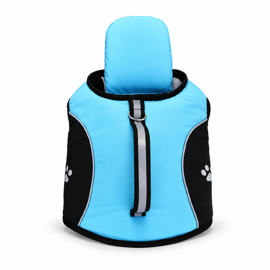 Adjustable Pet Dog Swim Vest with Handle and Leash Attachment